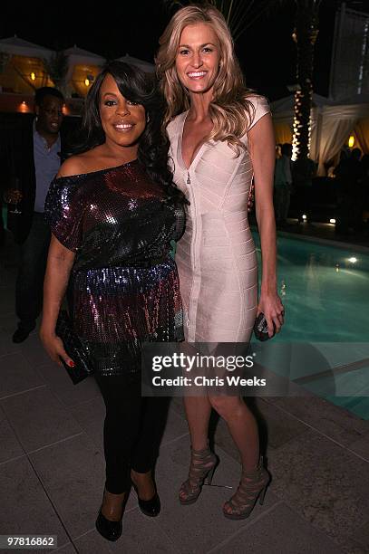 Actress Niecy Nash and ESPN host Erin Andrews attend the grand opening of Drai's Hollywood on March 17, 2010 in Hollywood, California.