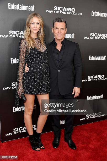 Actor Josh Brolin and wife Kathryn Boyd attend the New York screening of "Sicario: Day Of The Soldado" on June 18, 2018 in New York City.