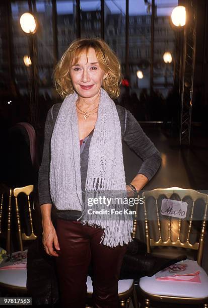 Actress Marie Anne Chazel attends the Christian Lacroix: Paris Fashion Week Haute Couture S/S 2009 at the Centre Georges Pompidou pn January 27, 2009...