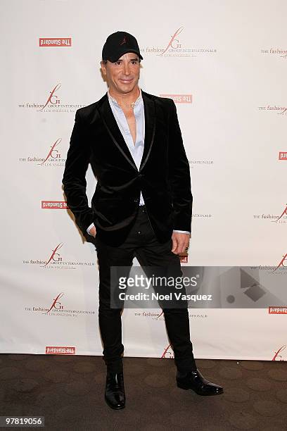 Lloyd Klein attends the FGILA's 2nd Annual "The Designer And The Muse" charity fashion event at The Standard Hotel on March 17, 2010 in Los Angeles,...