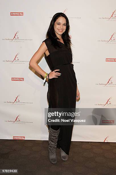 Alexis Knapp attends the FGILA's 2nd Annual "The Designer And The Muse" charity fashion event at The Standard Hotel on March 17, 2010 in Los Angeles,...