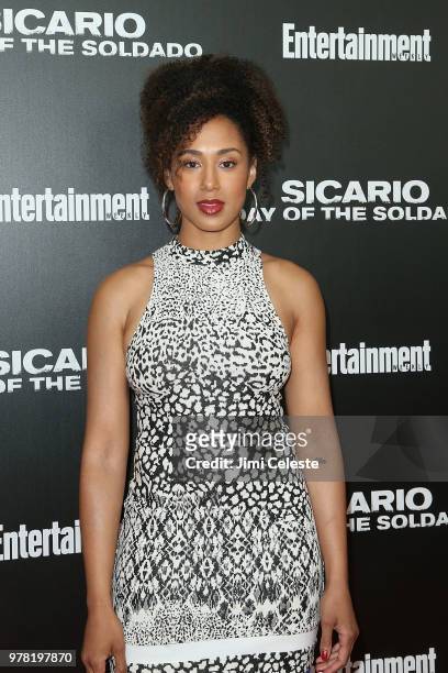Margot Bingham attends a New York screening of "Sicario: Day of the Soldado" at Meredith, Inc. On June 18, 2018 in New York, New York.