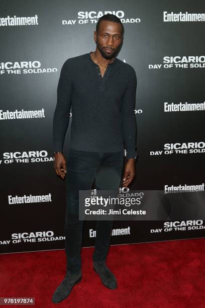 Leon Robinson attends a New York screening of "Sicario: Day of the Soldado" at Meredith, Inc. On June 18, 2018 in New York, New York.