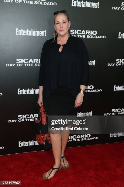 Amy Sacco attends a New York screening of "Sicario: Day of the Soldado" at Meredith, Inc. On June 18, 2018 in New York, New York.