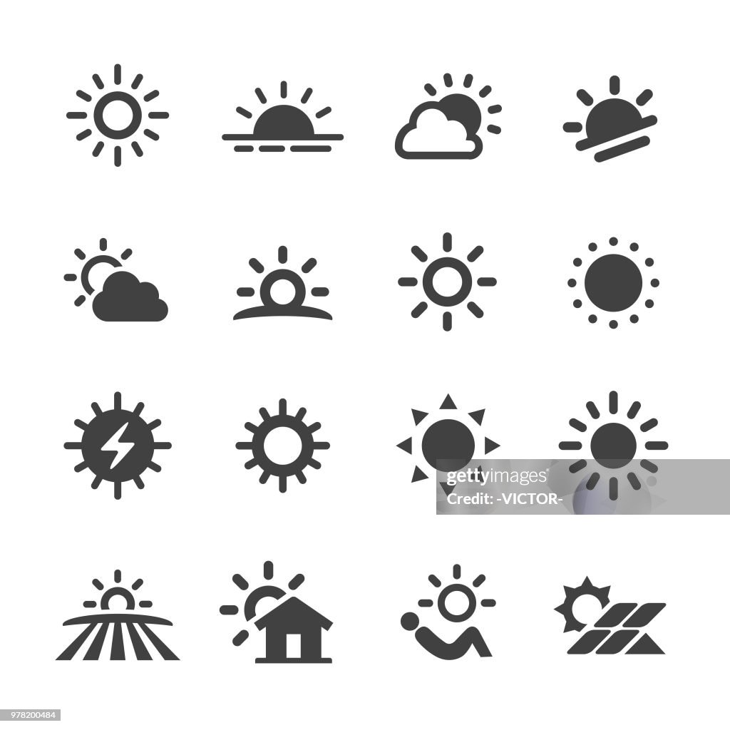 太陽アイコン - アクメ シリーズ