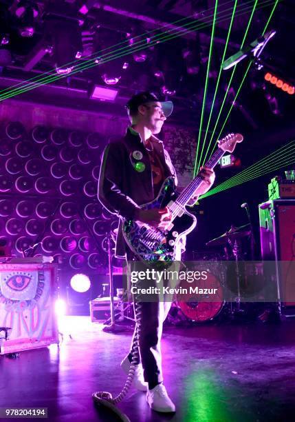 John Gourley of Portugal. The Man performs onstage during the Grand Re-Opening of Asbury Lanes at Asbury Lanes on June 18, 2018 in Asbury Park, New...