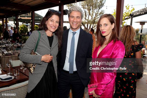 Katharine Ross, Michael Govan and Liz Goldwyn attend the BoF West Summit at Westfield Century City on June 18, 2018 in Century City, California.