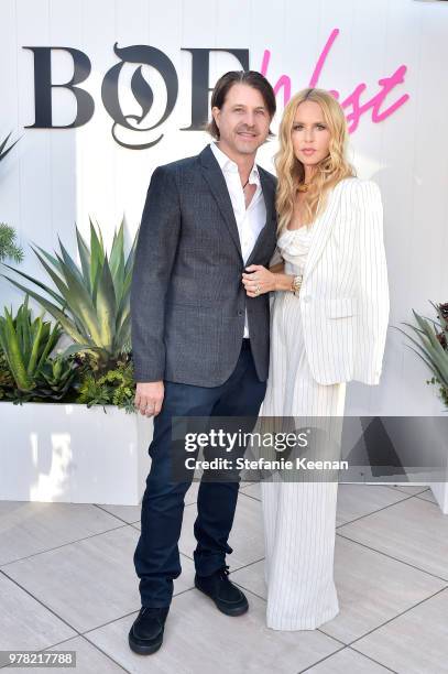 Rodger Berman and Rachel Zoe attend the BoF West Summit at Westfield Century City on June 18, 2018 in Century City, California.