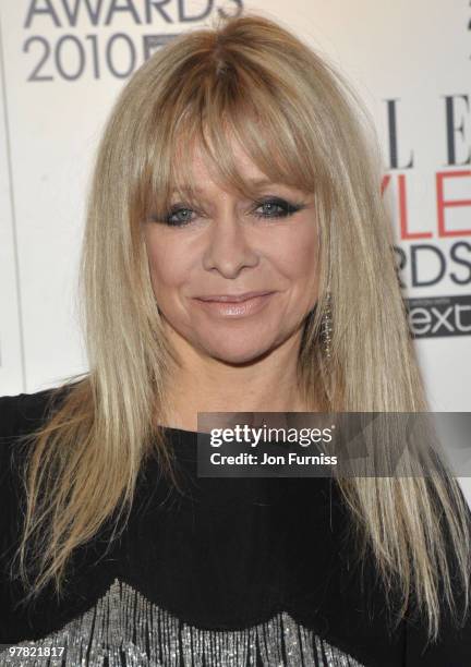 Jo Wood attends the ELLE Style Awards 2010 at the Grand Connaught Rooms on February 22, 2010 in London, England.