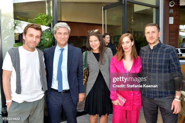 Scott Sternberg, Michael Govan, Katharine Ross, Liz Goldwyn and Scott Campbell attend the BoF West Summit at Westfield Century City on June 18, 2018...