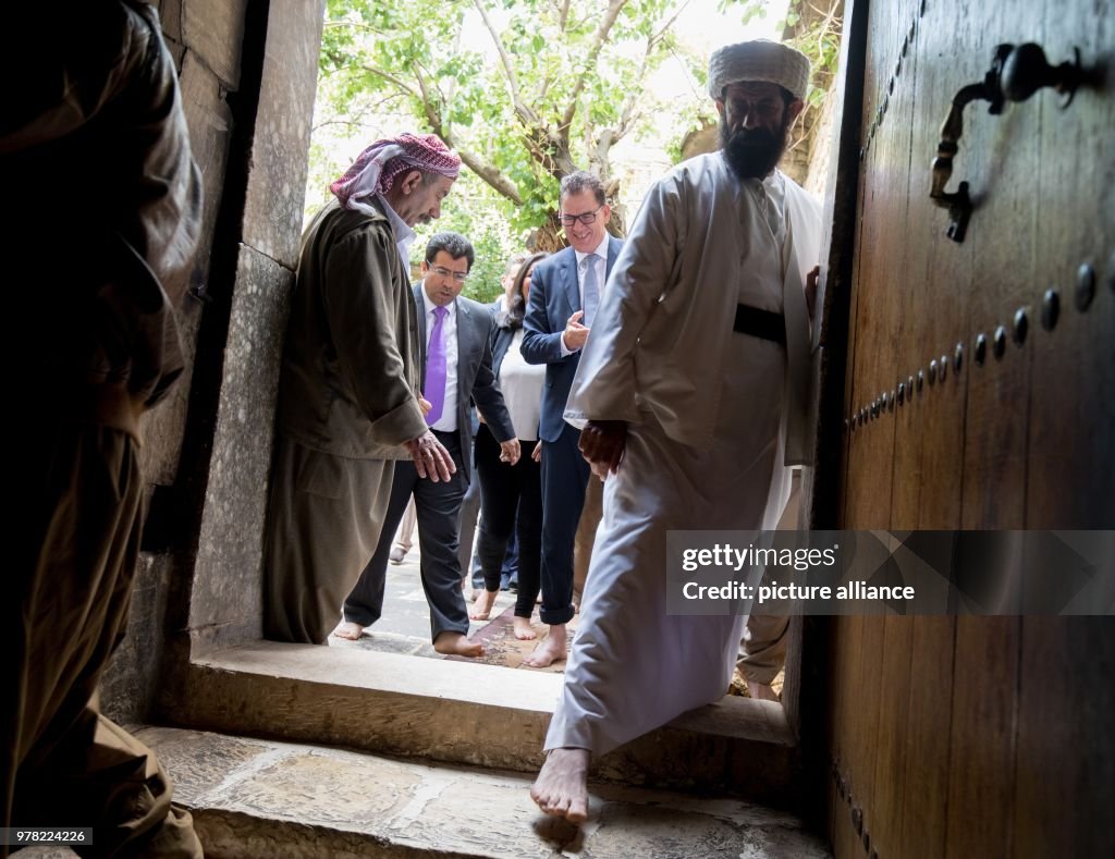 German Development Minister Gerd Mueller in Iraq