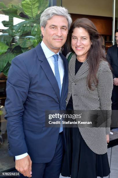 Michael Govan and Katharine Ross attend the BoF West Summit at Westfield Century City on June 18, 2018 in Century City, California.