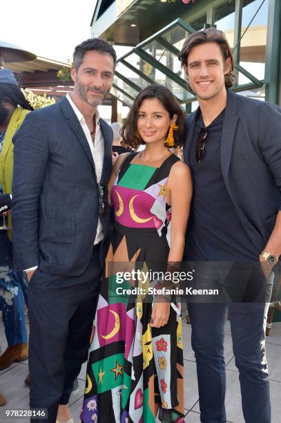 Nick Hopper, Jasmine Hemsley and Zac Stenmark attend the BoF West Summit at Westfield Century City on June 18, 2018 in Century City, California.