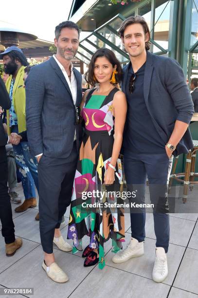 Nick Hopper, Jasmine Hemsley and Zac Stenmark attend the BoF West Summit at Westfield Century City on June 18, 2018 in Century City, California.