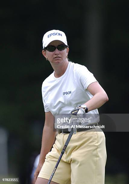 Karrie Webb competes in first-round play in the 2004 McDonald's LPGA Championship at DuPont Country Club, Wilmington, Delaware, June 10, 2004.