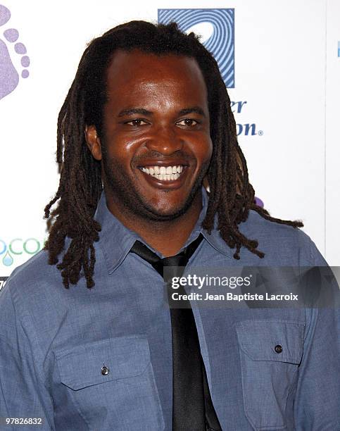 Sal Masekela arrives at The Surfrider Foundation's 25th Anniversary Gala at the California Science Center's Wallis Annenberg Building on October 9,...
