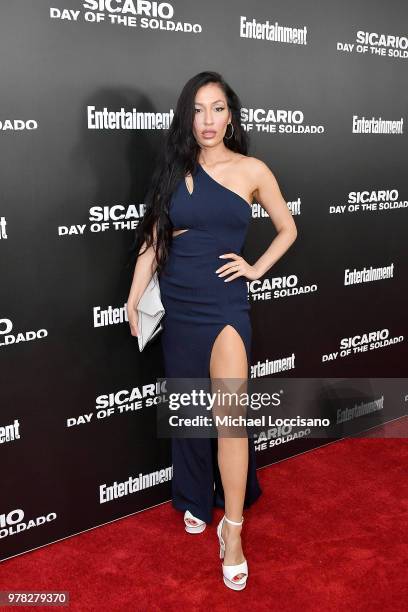 Kea Ho attends the New York screening of "Sicario: Day Of The Soldado" on June 18, 2018 in New York City.