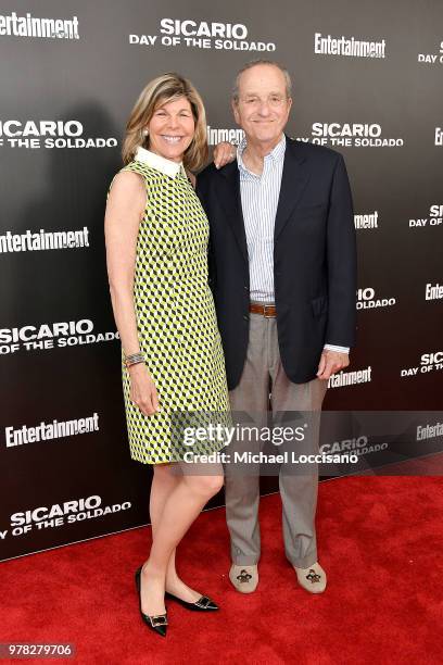 Jamee Gregory and husband Peter Gregory attend the New York screening of "Sicario: Day Of The Soldado" on June 18, 2018 in New York City.