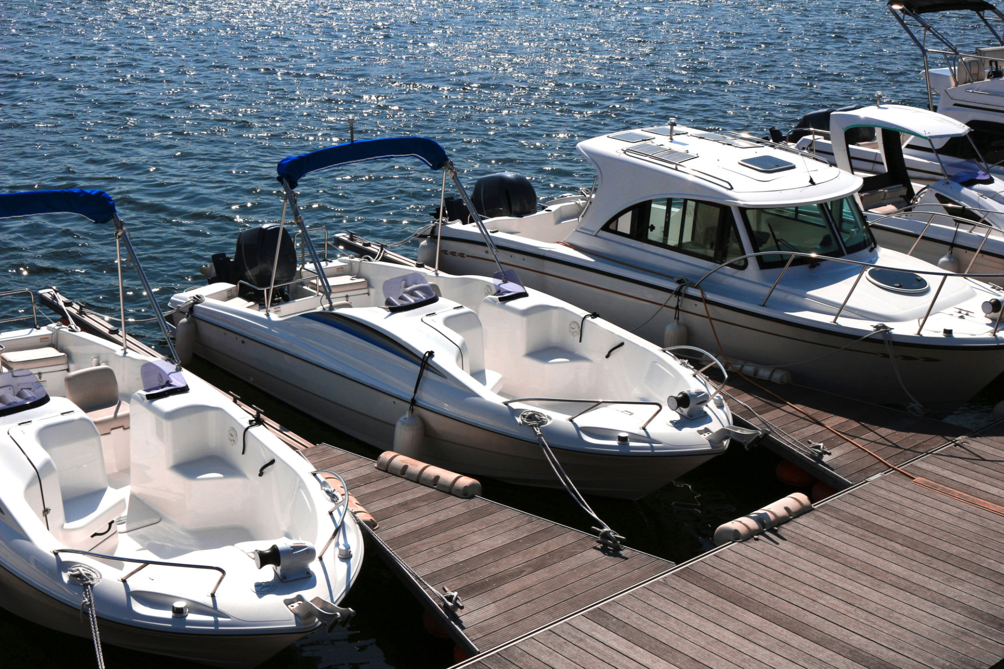 boats at local dock