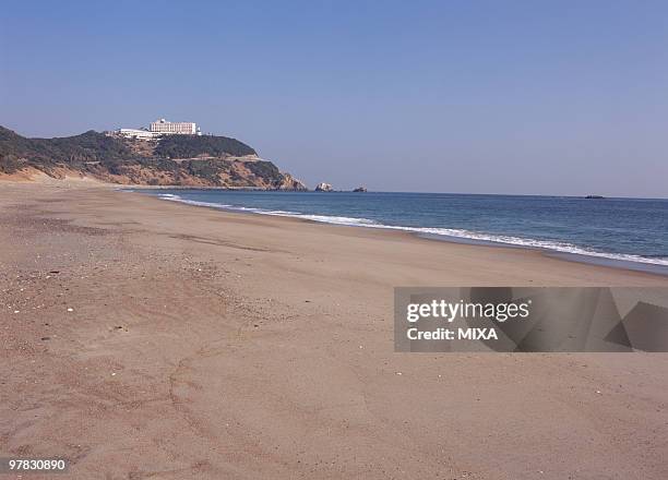 koijigahama beach, tahara, aichi, japan - atsumi stock pictures, royalty-free photos & images