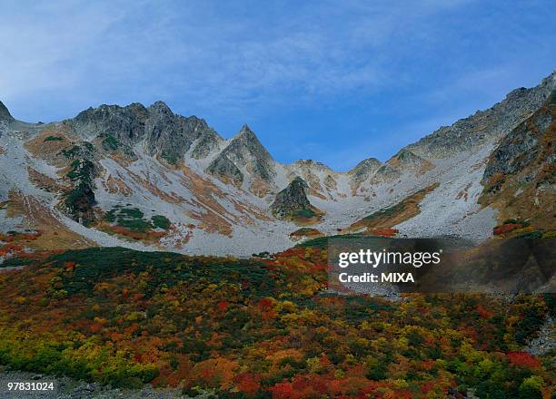 karasawa, matsumoto, nagano, japan - kamikochi national park stock pictures, royalty-free photos & images