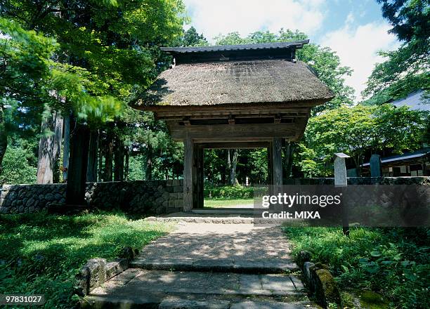 sendai-han hanayama mura nuruyu bansho, kurihara, miyagi, japan - kurihara stockfoto's en -beelden