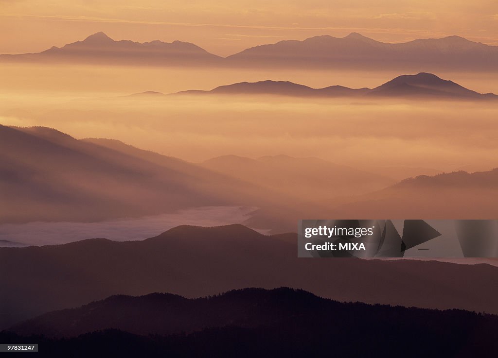 Sunrise, Matsumoto, Nagano, Japan