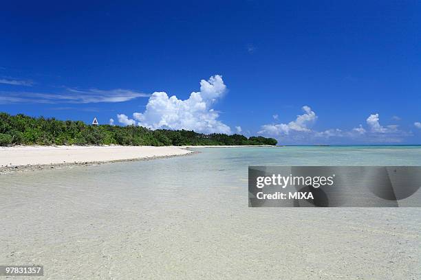 kondoi beach, taketomi, okinawa, japan - yaeyama islands stock pictures, royalty-free photos & images