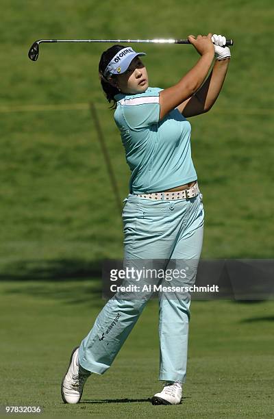 First-round leader Jee Young Lee at Columbia-Edgewater Country Club during the second round of the Safeway Classic in Portland, Oregon on Saturday,...