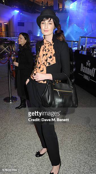 Erin O'Connor attends the Greatest Fashion Show On Earth at Westfield on March 18, 2010 in London, England.