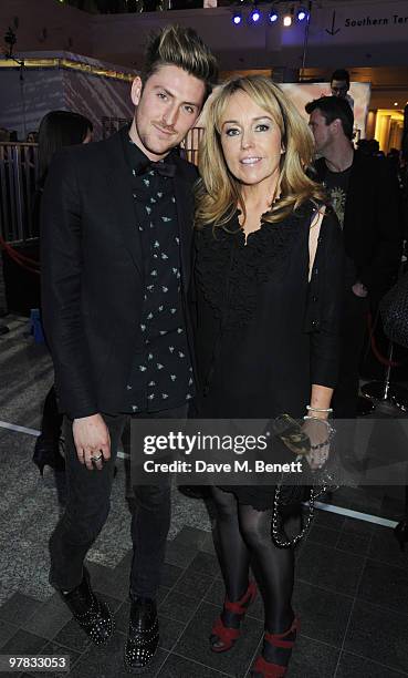 Henry Holland and Jill McArdle attend the Greatest Fashion Show On Earth at Westfield on March 18, 2010 in London, England.