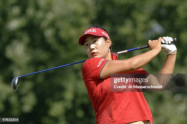 Jee Young Lee during the final round of the Safeway Classic at Columbia-Edgewater Country Club in Portland, Oregon on August 20, 2006.