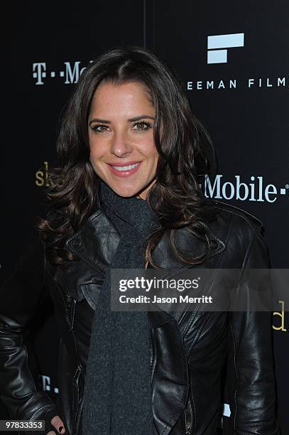 Actress Kelly Monaco attends the "Skateland" cast party at the T-Mobile myTouch Diner at Village at The Yard on January 25, 2010 in Park City, Utah.