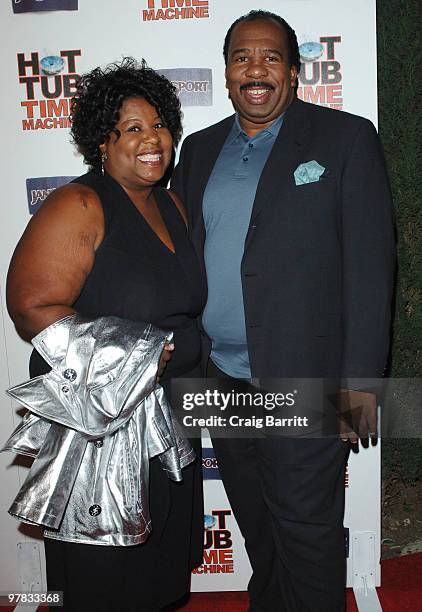 Leslie David Baker arrives at the "Hot Tub Time Machine" Los Angeles Premiere After Party at Cabana Club on March 17, 2010 in Hollywood, California.