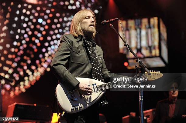 Tom Petty of Tom Petty & the Heartbreakers performs on Day 2 of the Outside Lands Music and Arts Festival on August 23, 2008 in San Francisco,...