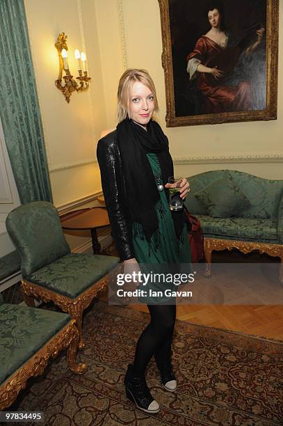 Lauren Laverne attends a reception In Aid Of Women's Day at 10 Downing Street on March 18, 2010 in London, England. Women's Day took place on March...