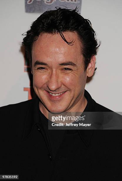 Actor John Cusack arrives at the "Hot Tub Time Machine" Los Angeles Premiere After Party at Cabana Club on March 17, 2010 in Hollywood, California.