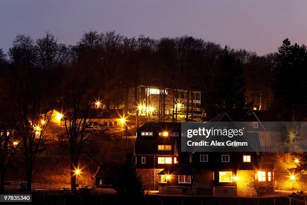 General view shows the Odenwald school on March 18, 2010 in Heppenheim, Germany. Former pupils have claimed they were regulary sexual abused at the...