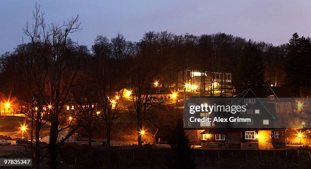 General view shows the Odenwald school on March 18, 2010 in Heppenheim, Germany. Former pupils have claimed they were regulary sexual abused at the...