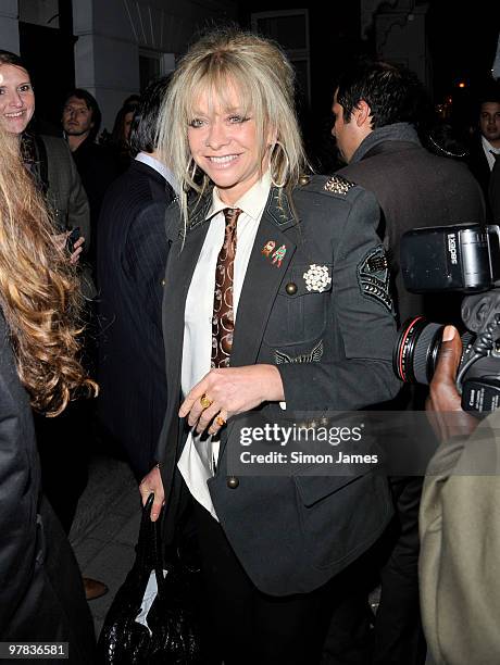 Jo Wood sighting on March 18, 2010 in London, England.