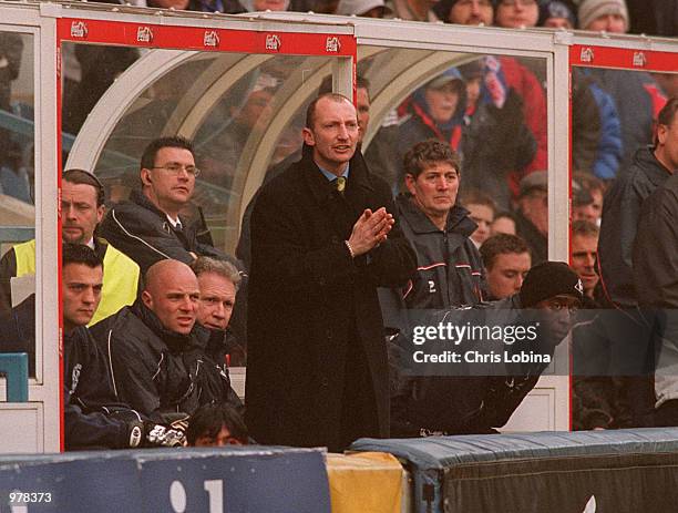 Ian Holloway the Queens Park Rangers manager looks on during the Nationwide First Division match between Queens Park Rangers and Sheffield United...