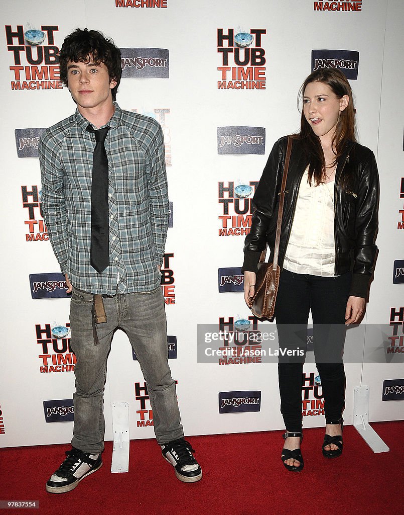 Actor Charlie McDermott and actress Eden Sher attend the after party ...
