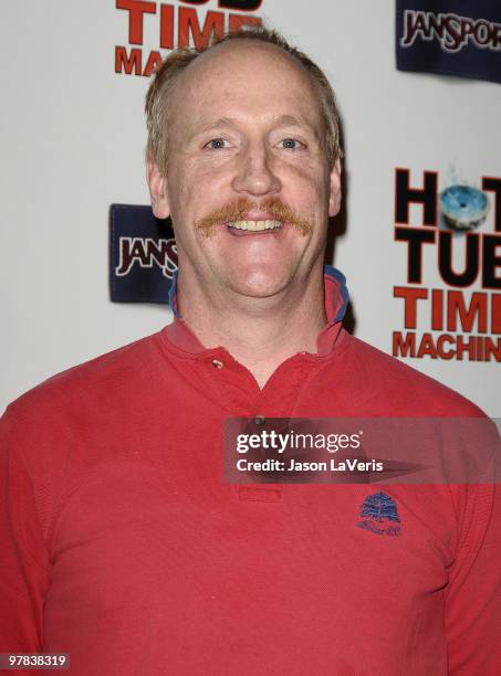 Actor Matt Walsh attends the after party for the premiere of "Hot Tub Time Machine" at Cabana Club on March 17, 2010 in Hollywood, California.