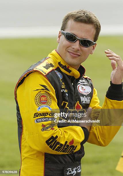 Billy Parker competes in qualifying Friday, July 9, 2004 for the NASCAR Busch Series Tropicana Twister 300 at Chicagoland Speedway, Joliet, Illinois.