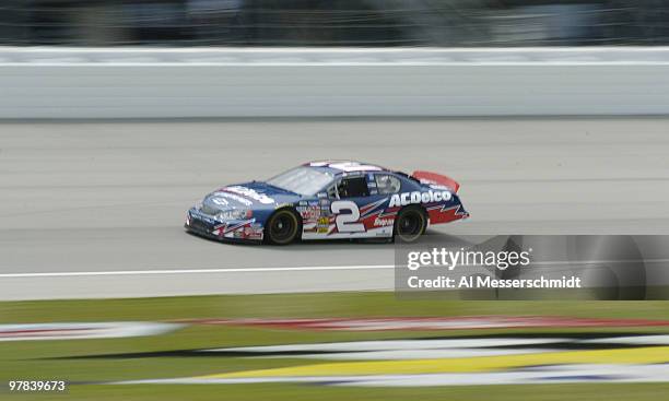 Ron Hornaday Jr. Competes in qualifying Friday, July 9, 2004 for the NASCAR Busch Series Tropicana Twister 300 at Chicagoland Speedway, Joliet,...