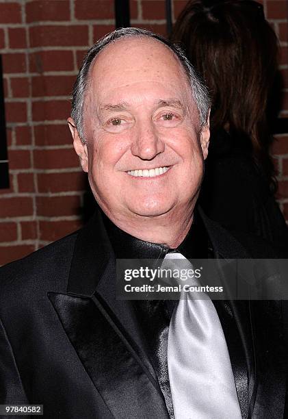 Music legend Neil Sedaka attends the opening night of "All About Me" on Broadway at Henry Miller's Theatre on March 18, 2010 in New York City.