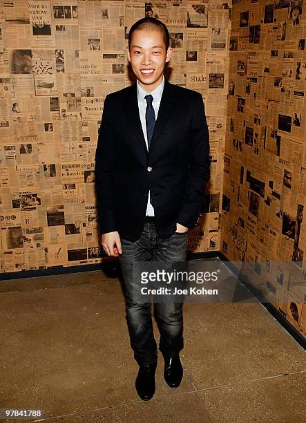 Designer Jason Wu attends the opening of the Jason Wu Design Studio on March 18, 2010 in New York City.