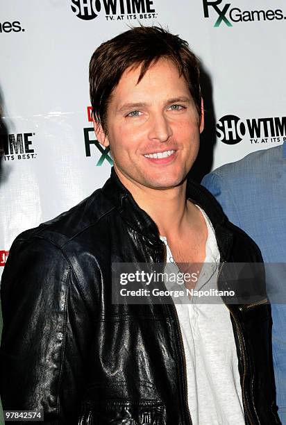 Actor Peter Facinelli attends the Nurse Jackie RX Games at Gotham Hall on March 18, 2010 in New York, New York.