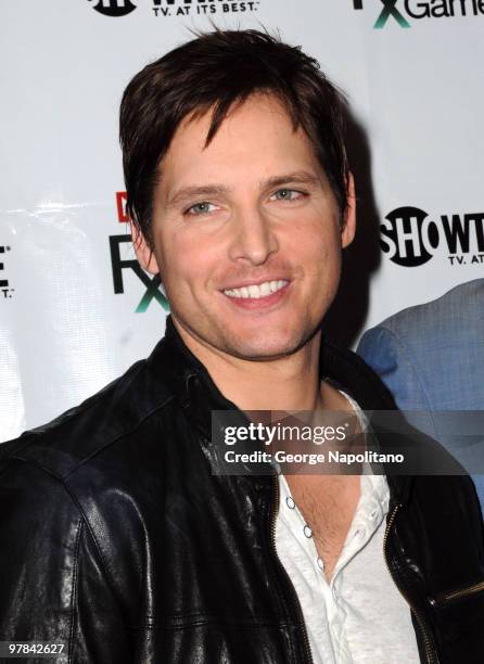 Actor Peter Facinelli attends the Nurse Jackie RX Games at Gotham Hall on March 18, 2010 in New York, New York.