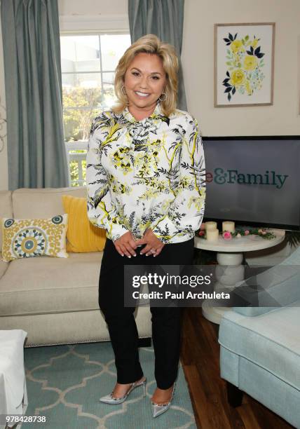 Reality TV Personality Julie Chrisley visit Hallmark's "Home & Family" at Universal Studios Hollywood on June 18, 2018 in Universal City, California.